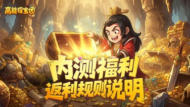 《高能探宝团》渠道封测返利说明图片