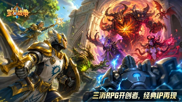 今日上线！《宝石战争》国服开启，三消 RPG 的全新篇章图片