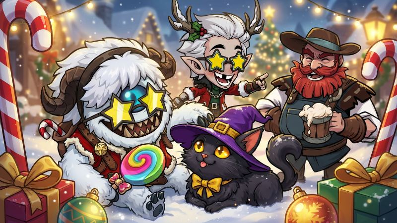 《无尽探险队》双旦活动上线！新增主题英雄，上线领取限定头像！图片