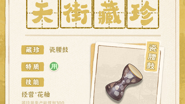 《从前有条街》【天街藏珍】纹饰十分奔放的瓷腰鼓图片