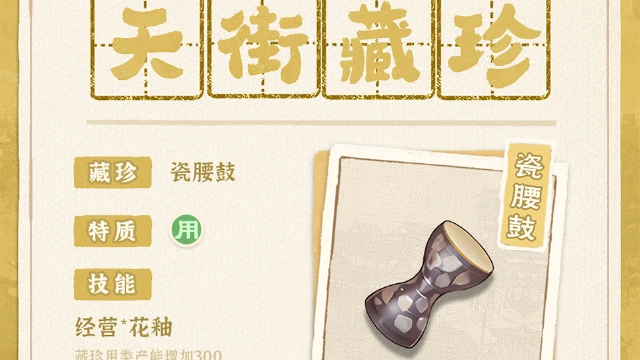 《从前有条街》【天街藏珍】纹饰十分奔放的瓷腰鼓图片