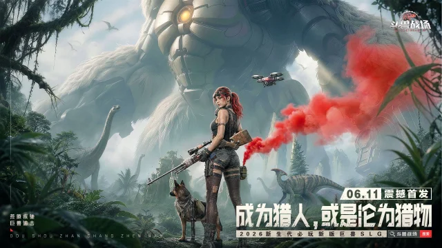 新版异兽SLG《斗兽战场》今日首发!蓄满战力,全域争霸!图片