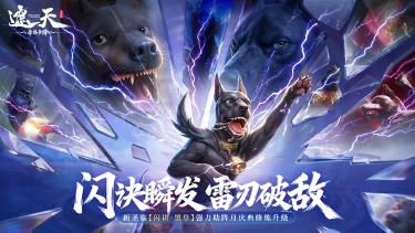 《遮天：帝路争锋》闪诀瞬发，雷刃破敌——闪诀·黑皇图片