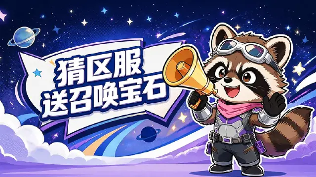 《深空之劫》开服福利,猜区服名赢召唤宝石!图片