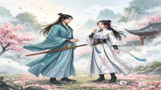 《少年歌行：风花雪月》情人节｜青城雪落，桃花初绽图片