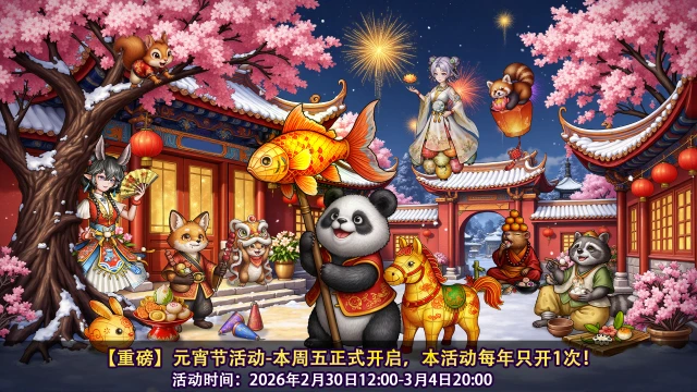 《精灵世界种田》2月30日开启幻彩元宵节活动！图片