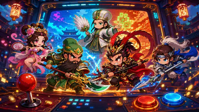 《英雄之路》9 月 8 日 10:00 全平台公测开启!乱世像素三国冒险启程图片