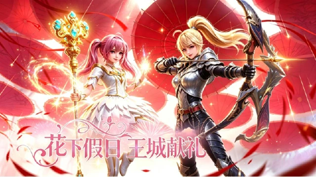 《无尽纷争》【五一狂欢预热】花下假日，王城献礼！狂欢福利提前炸场！图片