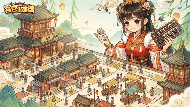 《客官里面请》大富翁关卡玩法爆料 | 掷骰闯商途,解锁新店肆,躺赢攒资源图片