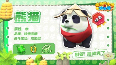 《愤怒的小鸡之冲天炮》【宠物档案】滚雷墩墩・熊猫图片