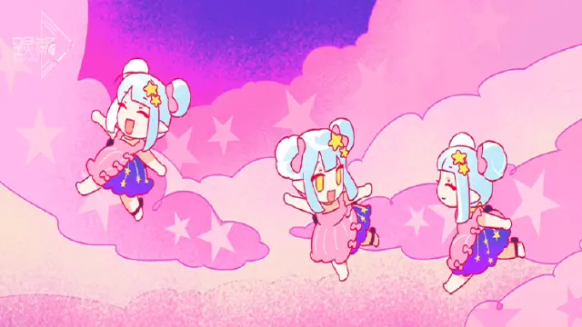 《空灵诗篇》"沿着星轨航向天际，在期盼中与你相遇"图片