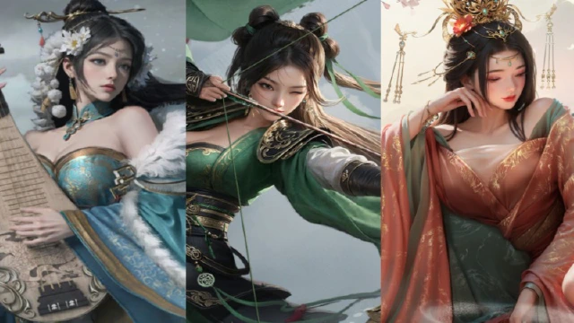 《三国：天下归心》胡笳余韵催枭影，闭月连珠破敌阵图片