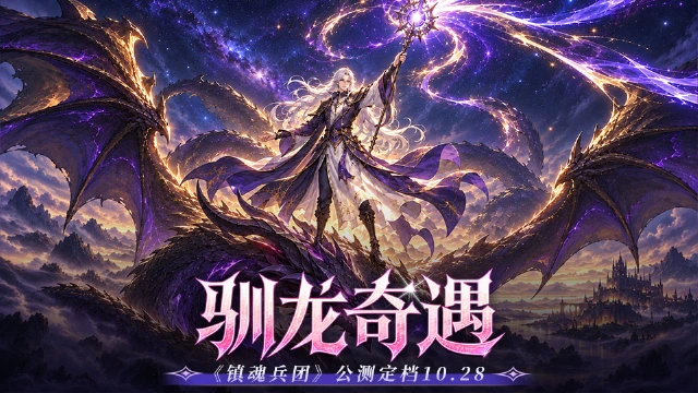 《镇魂兵团》驯龙奇遇开启！公测定档10.28图片