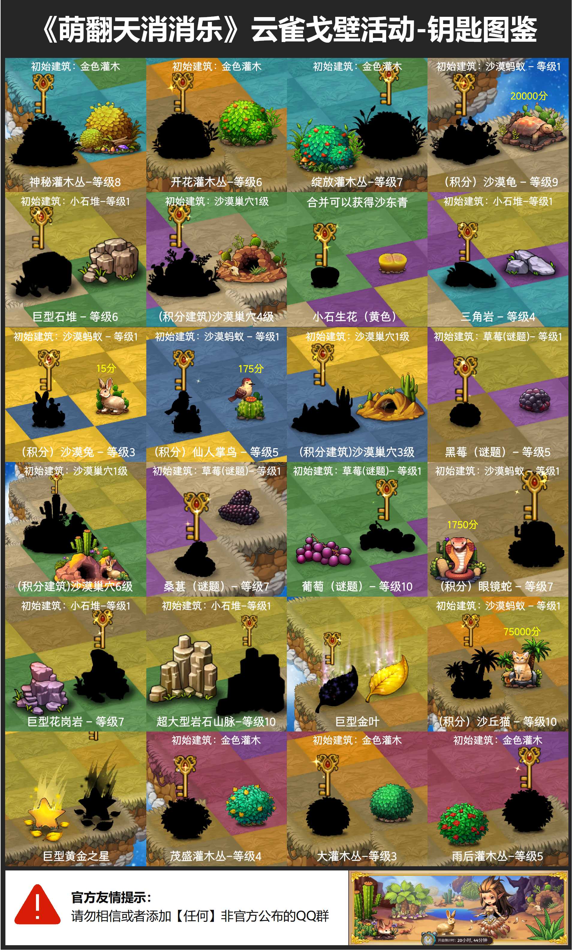 《萌翻天消消樂(lè)》10月10日云雀戈壁活動(dòng)開(kāi)啟！圖片_1