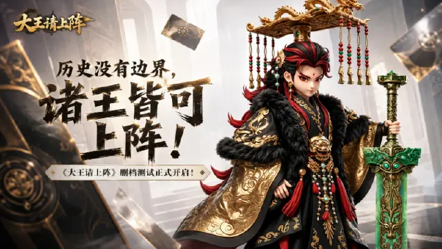 《大王请上阵》【测试公告】诸王集结!8月21日删档计费测试开启图片