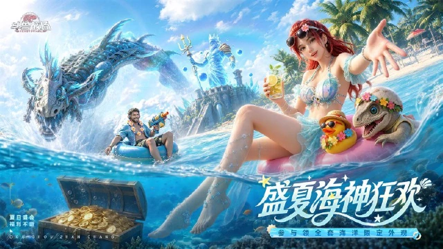 《斗兽战场》暑期庆典|盛夏海神节狂欢！图片