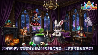《精灵世界种田》化妆舞会11月1日可开启,1年只开1次!图片