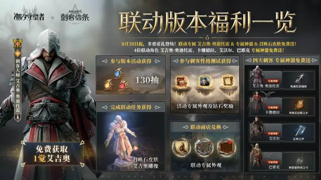《潮汐守望者》刺客信条联动版本明日上线！海量福利不容错过！图片
