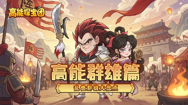 《高能探宝团》群雄篇丨诸侯、猛将、美人，乱世群雄大盘点~图片