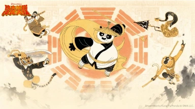《功夫熊猫：神龙大侠》【独家秘闻】乌龟大师收徒那夜，翡翠宫门外响起了敲门声……图片