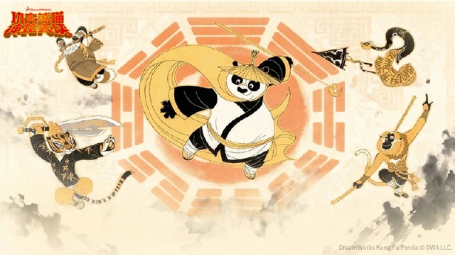 《功夫熊猫：神龙大侠》【独家秘闻】乌龟大师收徒那夜，翡翠宫门外响起了敲门声……图片