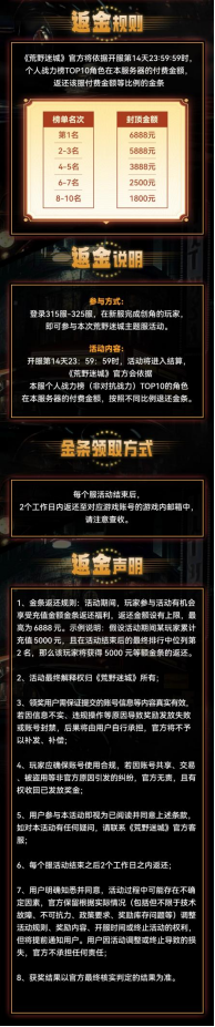 草花十一周年共慶，你消費，我返金！來《荒野迷城》嗨翻全場！圖片_2
