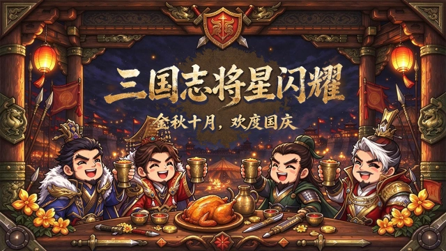 《三国志将星闪耀》【节日福利】山河同庆，国庆佳节专属献礼（内含兑换码）图片