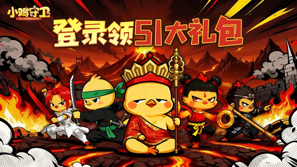小鸡守卫图片