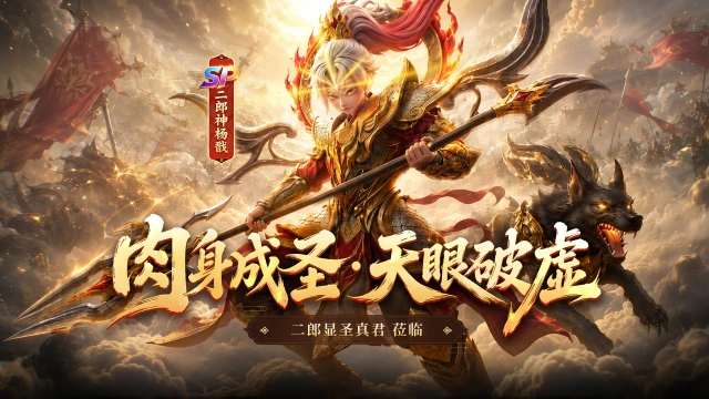 《点点英雄》新将爆料「玄目战神・杨戬」图片