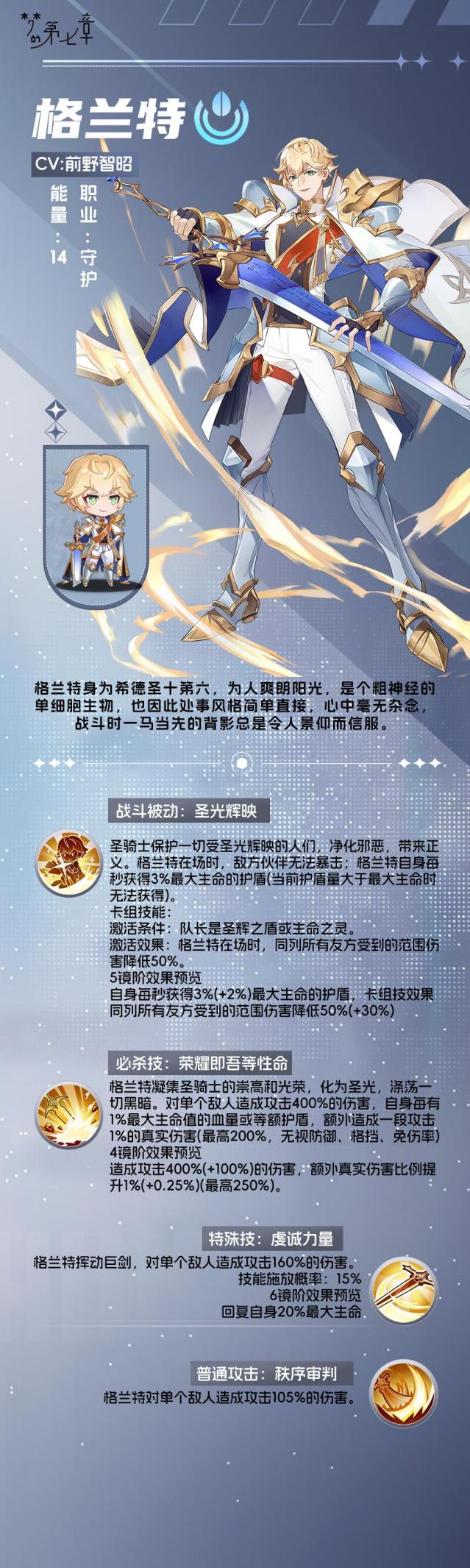 《夢的第七章》【鏈接者檔案】格蘭特圖片_1