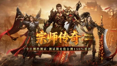 150%返利升级！《宗师传奇》3月20日计费删档测试火爆开启！图片